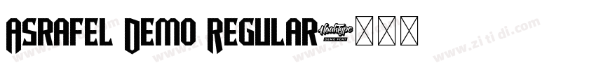 Asrafel Demo Regular字体转换